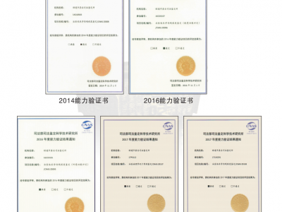 能力验证证书