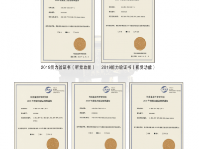 能力验证证书